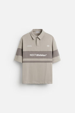 WASHED COLOUR BLOCK POLO SHIRT - Zara фото 7
