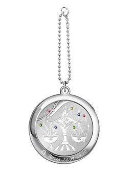 Jardin Dete Сувенирное компактное зеркало знаки зодиака, Весы, O 5,7 см