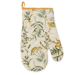 Прихватка Рукавичка 30х17, стеганая, рогожка, 100 % хлопок, Хербал - Традиция фото 2