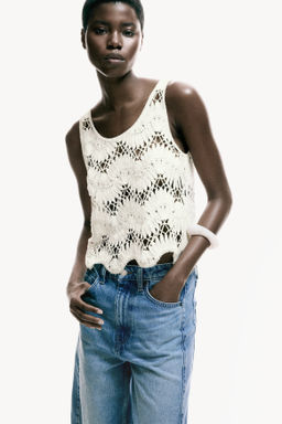 Top efecto crochet - H&m фото 4