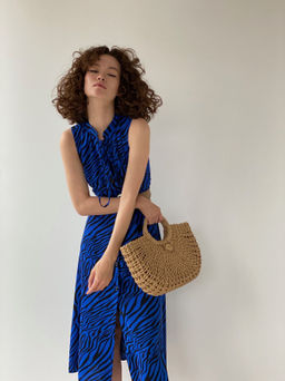 Платье, как из к/ф Красотка, синее с принтом - Martichelli фото 38