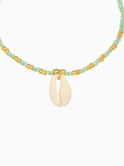 Браслет «Виколия», длина 16 см, бирюзовый, золотистый