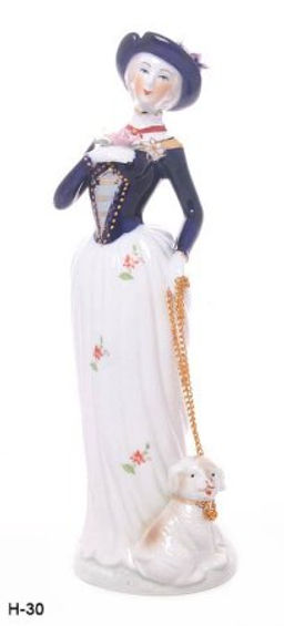 Статуэтка Дама с собачкой 30 см / XH-0836 /уп 24/ - Галеонтрейд фото 3