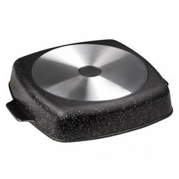 Противень с антипригарным покрытием 32х32х7см "Гранит", s0,4см, литые ручки (Россия)