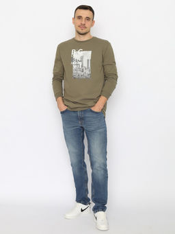 CRB wear/CWMM 60320-35 Джемпер мужской,хаки/Ex.Cherubino  фото 2