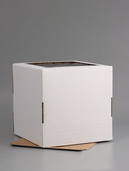 Коробка для торта, кондитерская, белая, с окном 30 х 30 х 30 см Набор 5 шт