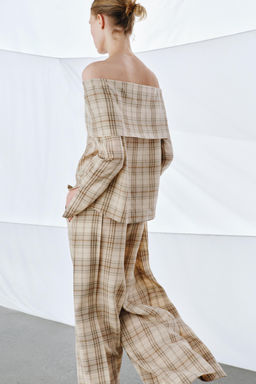 CHECK TROUSERS ZW COLLECTION - Zara фото 15
