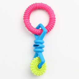 Игрушка жевательная Всегда вместе!, TPR, 18,5 см, круг/конфета/шестерёнка - Пижон фото 2