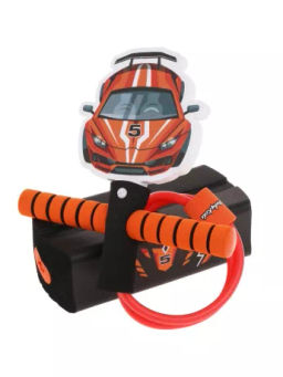 MobyJumper. Тренажер для прыжков со звуком Гоночная Машина оранжевая - Moby kids фото 2