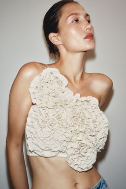 FLORAL CROP TOP - Zara фото 2