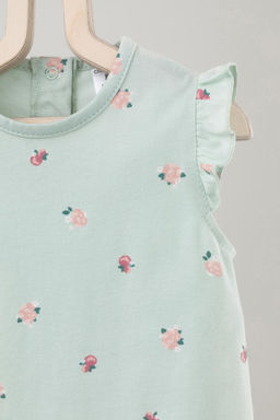 К 6176/дымчатый нефрит,мини розочки полукомбинезон (песочник) яс - Crockid фото 2