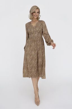 Платье с лифом на запах - Looklikecat фото 3