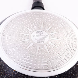 3024-1 Сковорода с крышкой 24см съемная ручка алюм/пластик(х6) - Mayer&boch фото 5