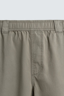 PANTAL?N RELAXED FIT ALGOD?N / Khaki claro - Zara фото 9