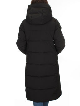 L-71 BLACK Пальто зимнее женское Flance Rose (200 гр. холлофайбер) - Фабричный китай фото 5