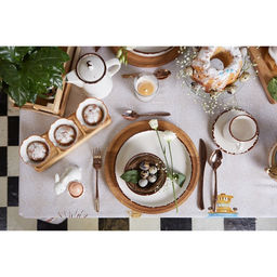 Скатерть Этель «Пасхальные куличи» 220×147 см, 100% хлопок, саржа 190 г/м²