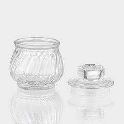 Банка для хранения сыпучих «Рея», 150 мл, 9×8 см, стекло