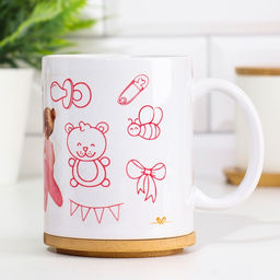 Кружка сублимация Супер мама девочки, с нанесением - Дарим красиво фото 3