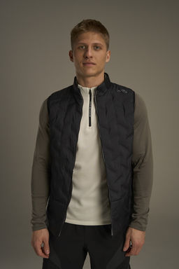 Жилет утепленный комбинированный Черный ANTA RUNNING Fleece Vest