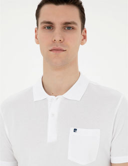 Beyaz Regular Fit Basic Ti__rt