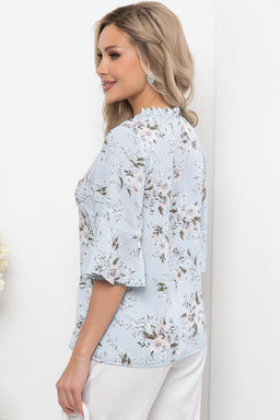 Блуза Лоретта (голубая) НЬЮ Б8995 - Lt collection фото 2