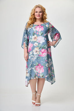 Платье ANELLI 1244 цветок миндаля  фото 5