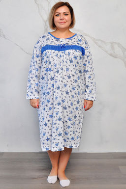Арт. 2508 Ночная сорочка с дл. рукавом Цвет:ассорти - Калинка фото 4