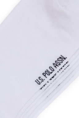 Erkek Beyaz 3l_ Babet _orap Sepette S_rpriz _ndirim - U.s. polo assn фото 3