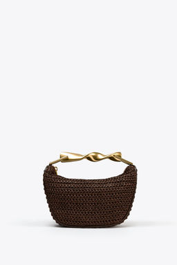 MINI BAG WITH METAL HANDLE