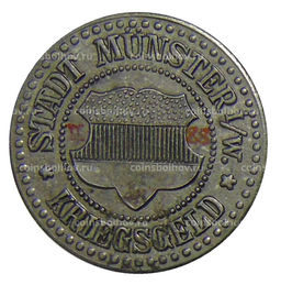 Монета 25 пфеннигов 1918 года Германия  Нотгельд Мюнстер