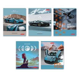 Светоч 96ТЕТк-001 Тетрадь ученическая общая, A5 96 л. на скобе 60 г/кв.м , белизна 100 % 5 шт. клетка 000780 На скорости