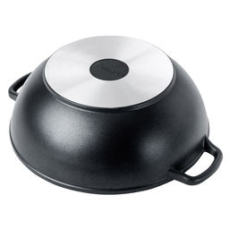 Казан с антипригарным покрытием 4л, д28см Классик, h10см, s0,4см, литые ручки, стеклянная крышка с пароотводом, подарочная упаковка (Россия) - Домашняя мода фото 4