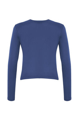 Indigo Premium Viskon Bisiklet Yaka Crop Esnek Orme Bluz TWOAW24BZ00116