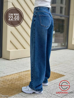 Женские базовые джинсы Багги - Bruno фото 5