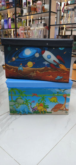 Коробка-пуф для хранения игрушек 60*30*35 (3454) Розовый