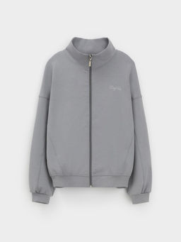 КР 302885/серый 3911 к655 жакет (бомбер) для дев