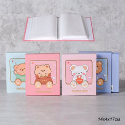 Фотоальбом 40 фото 10x15 Мишки / MX8110 /уп 72/ (Голубой)