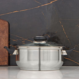 Кастрюля Astell, 2.8 л, d=20 см, с крышкой, капсульное дно, нержавеющая сталь, хромированная