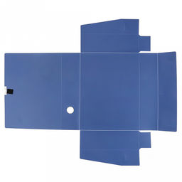Папка-органайзер (короб) "Архивная" А4 23,4х31х7,5см, пластик, на липучке, цвет синий (Китай)