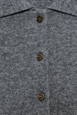 95% WOOL PLAIN KNIT POLO SHIRT - Zara фото 15
