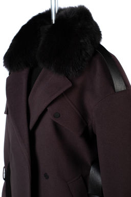 Мех натуральный (песец) Пальто утепленное Термофинн 100 г - El podio фото 10