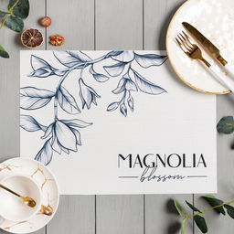 Салфетка на стол Доляна Magnolia ПВХ 40*29см
