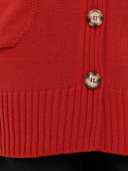 Кардиган женский 5252-1802. 2500140 Аврора red