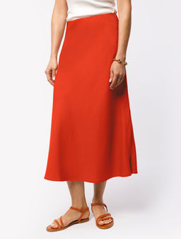 Юбка из плотного лиоцелла скроенная по косой