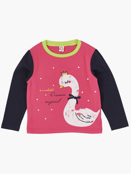 Пижама для девочки UD 1056 малиновый