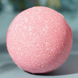 Цена за 2 шт. Бомбочка для ванны, 120 г, аромат клубники со сливками, Кладовая красоты