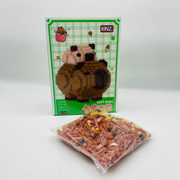 Конструктор XINZ из миниблоков - Мама Капибара 1449 дет. (арт. 5098)