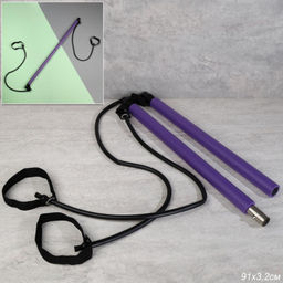 Палка гимнастическая Woohooo FlexiRod / 91х3.2cм / Эспандеры 75 см / WF91V / фиолетовый