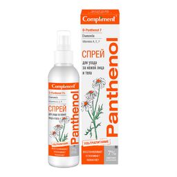 "Compliment" Panthenol Спрей для ухода за кожей лица и тела (150мл).15 /644420/
