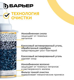 -35% Комплект кассет против хлора Классик (3 шт) Барьер